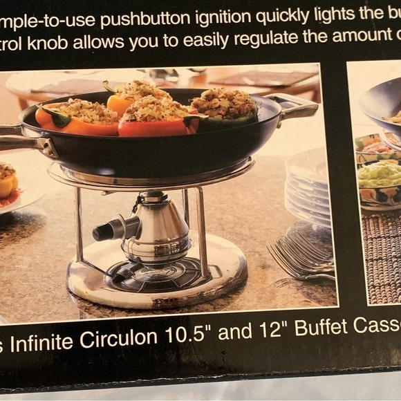 Circulon Cradle with Butane Burner Food Cooker Tabletop Stove Warmer Cater Party - Picture 7 of 10